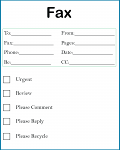 How To Write a Fax Cover Sheet