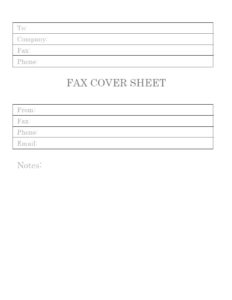 Personal Fax Cover Letter Free