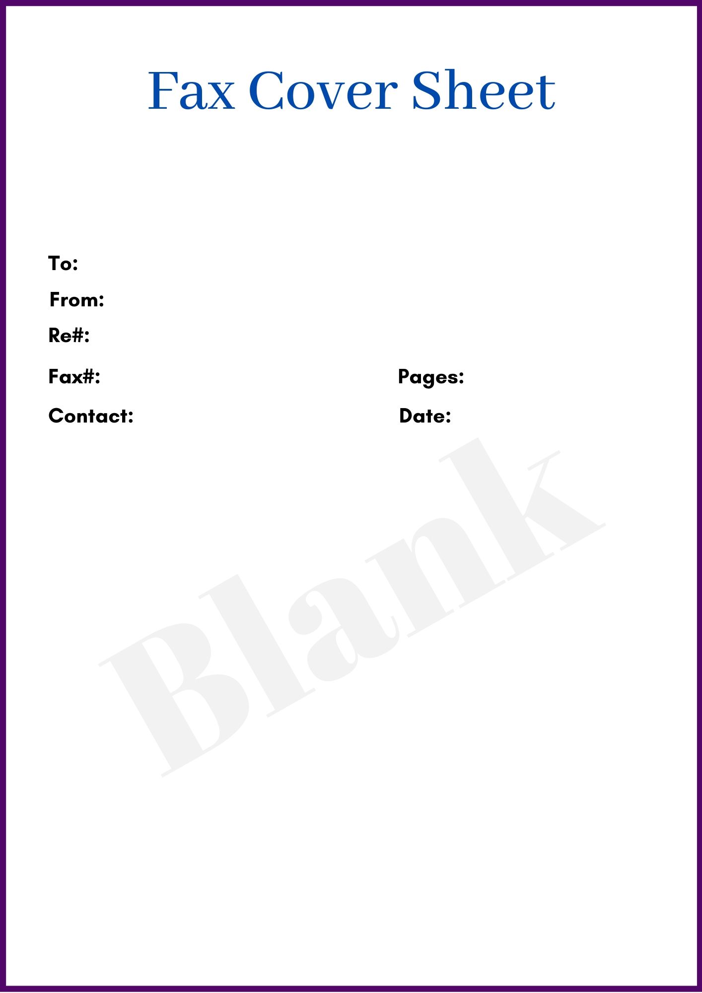 Printable Fax Cover Sheet Word Microsoft Template Pertaining To Fax Template Word 2010