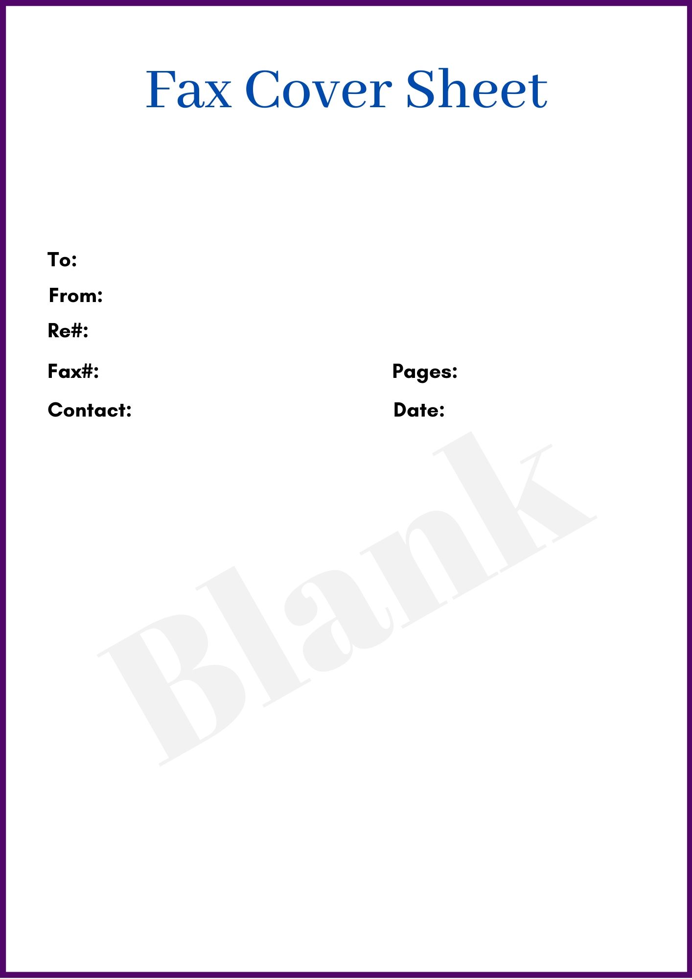 printable fax cover sheet word microsoft template