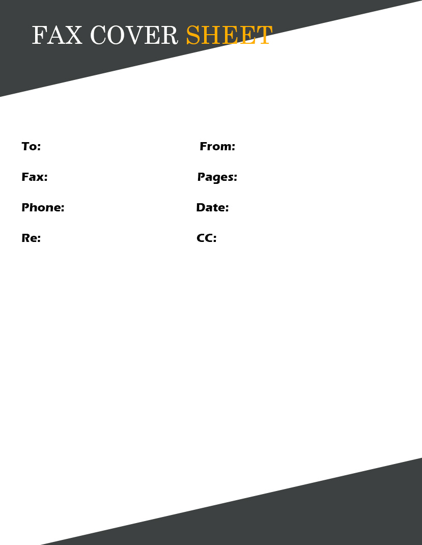 How To Use Fax Cover Sheet Google Docs Template
