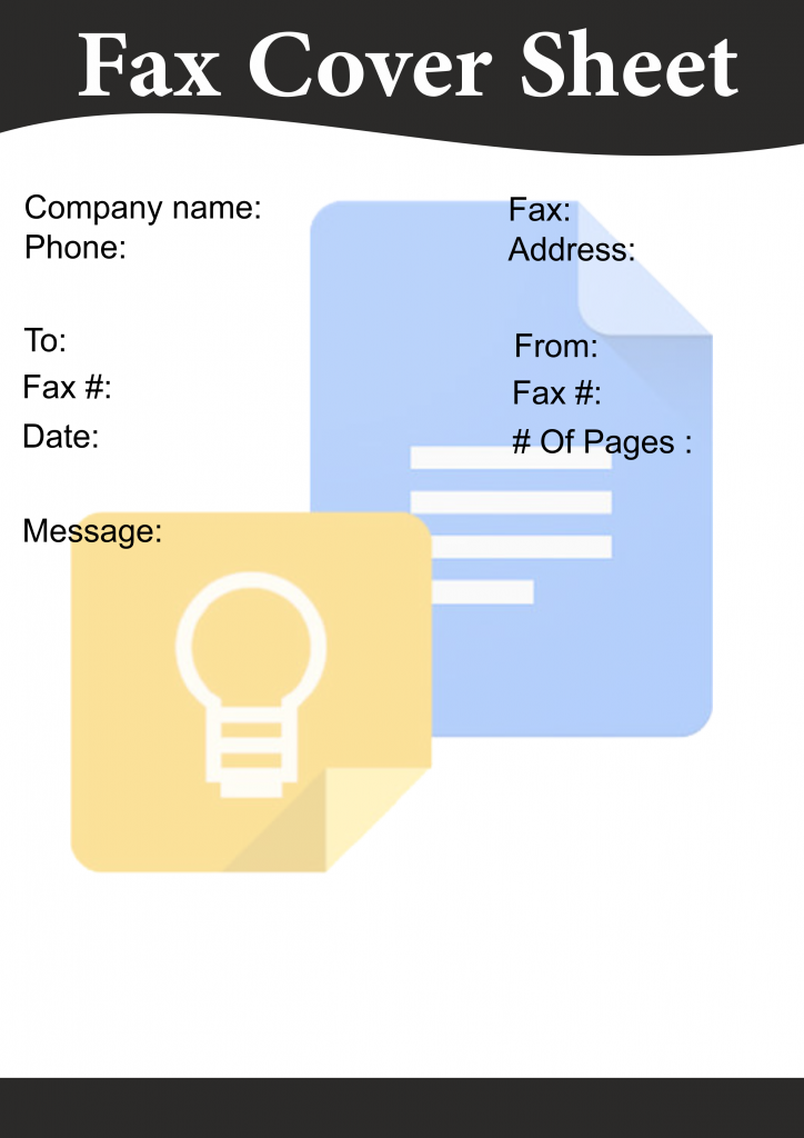 how to use fax cover sheet google docs template