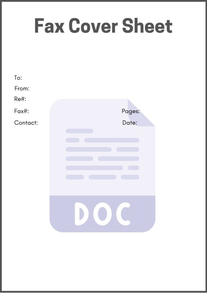 How To Use Fax Cover Sheet Google Docs Template 