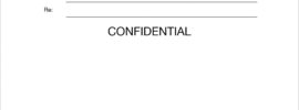 Confidential Fax Cover Sheet