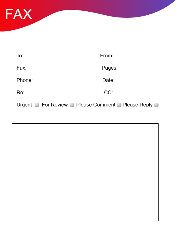 Medical Fax Cover Sheet